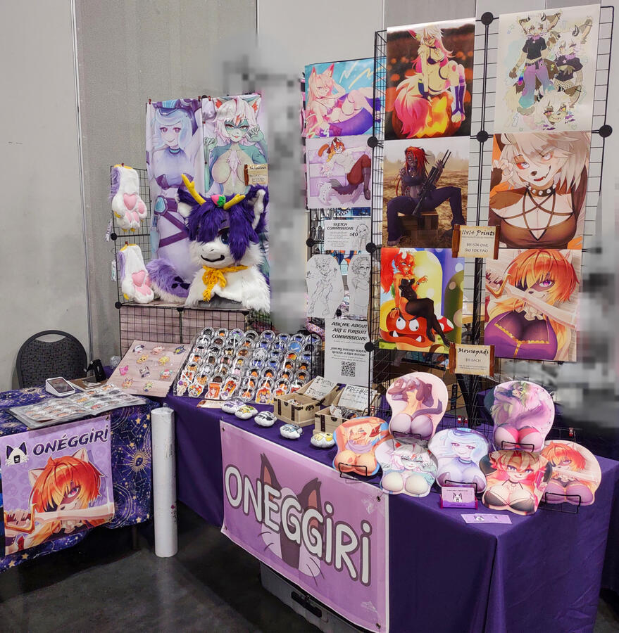 Another Furry Con 2024 8ft Table