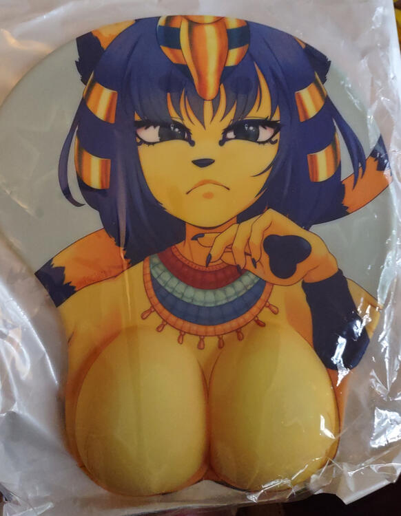 ankha boob mousepad